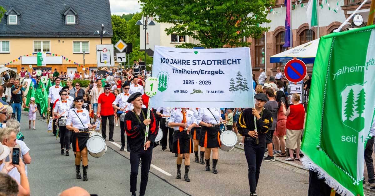 Fotorückblick »Festumzug« 2025 Thalheim/Erzgebirge