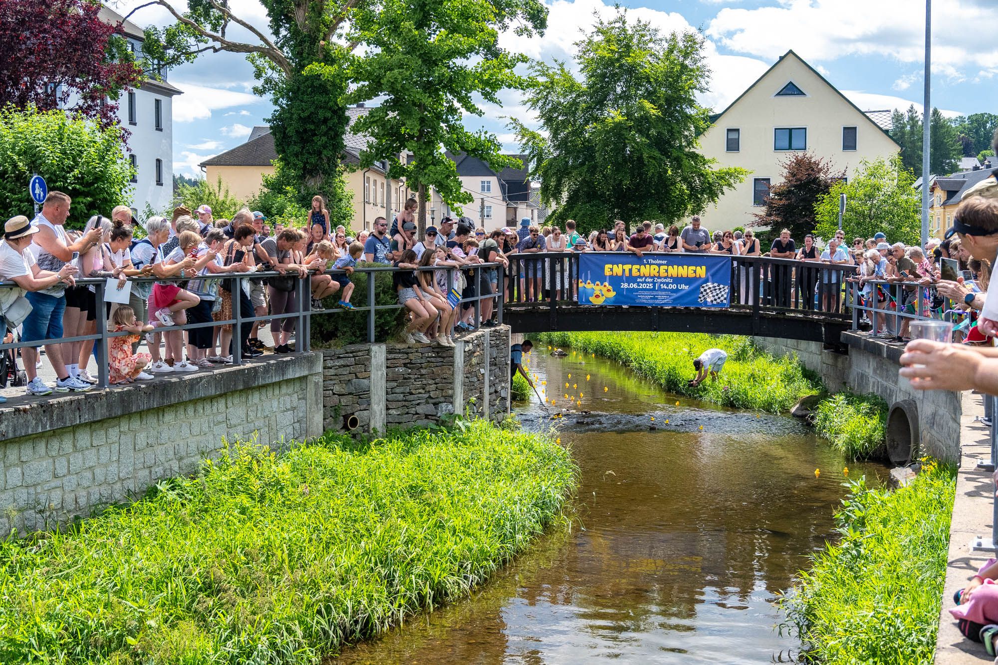 1. Tholmer Entenrennen | 28.06.2025 | Stadtfest »100 Jahre Stadtrecht« Thalheim/Erzgebirge