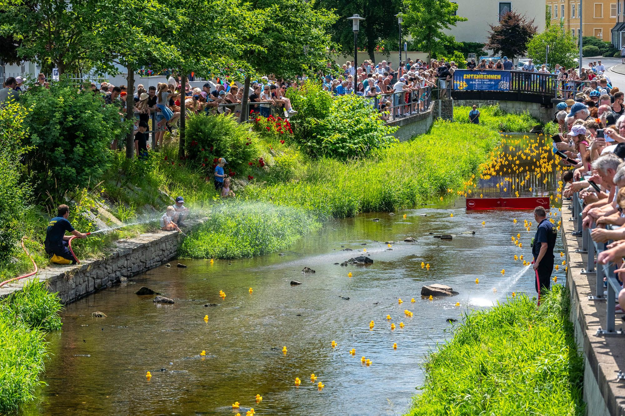 1. Tholmer Entenrennen | 28.06.2025 | Stadtfest »100 Jahre Stadtrecht« Thalheim/Erzgebirge