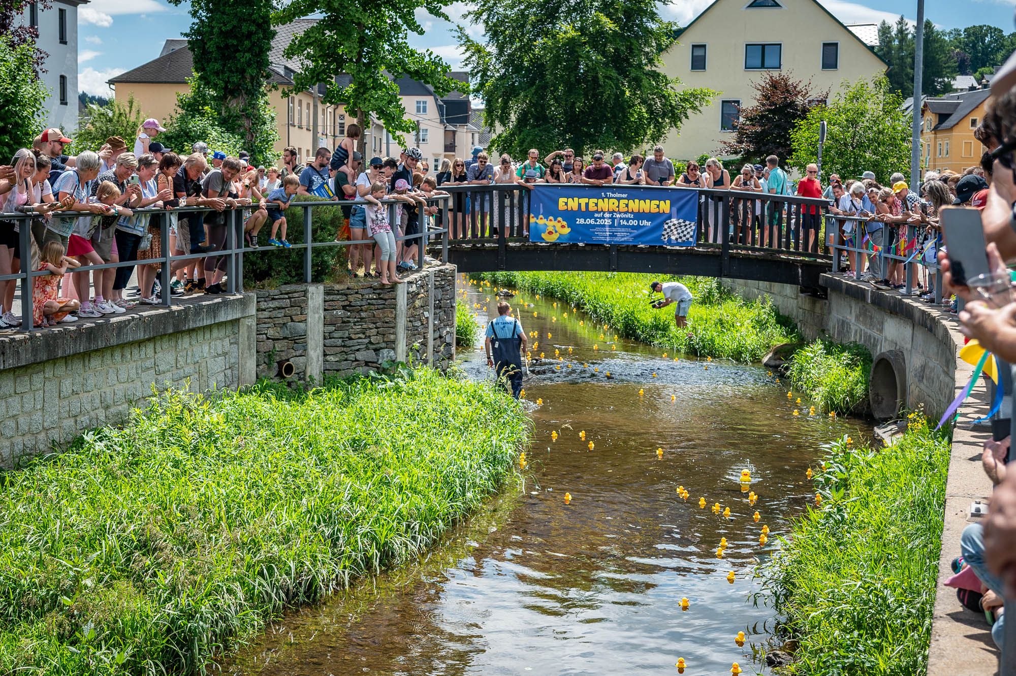 1. Tholmer Entenrennen | 28.06.2025 | Stadtfest »100 Jahre Stadtrecht« Thalheim/Erzgebirge
