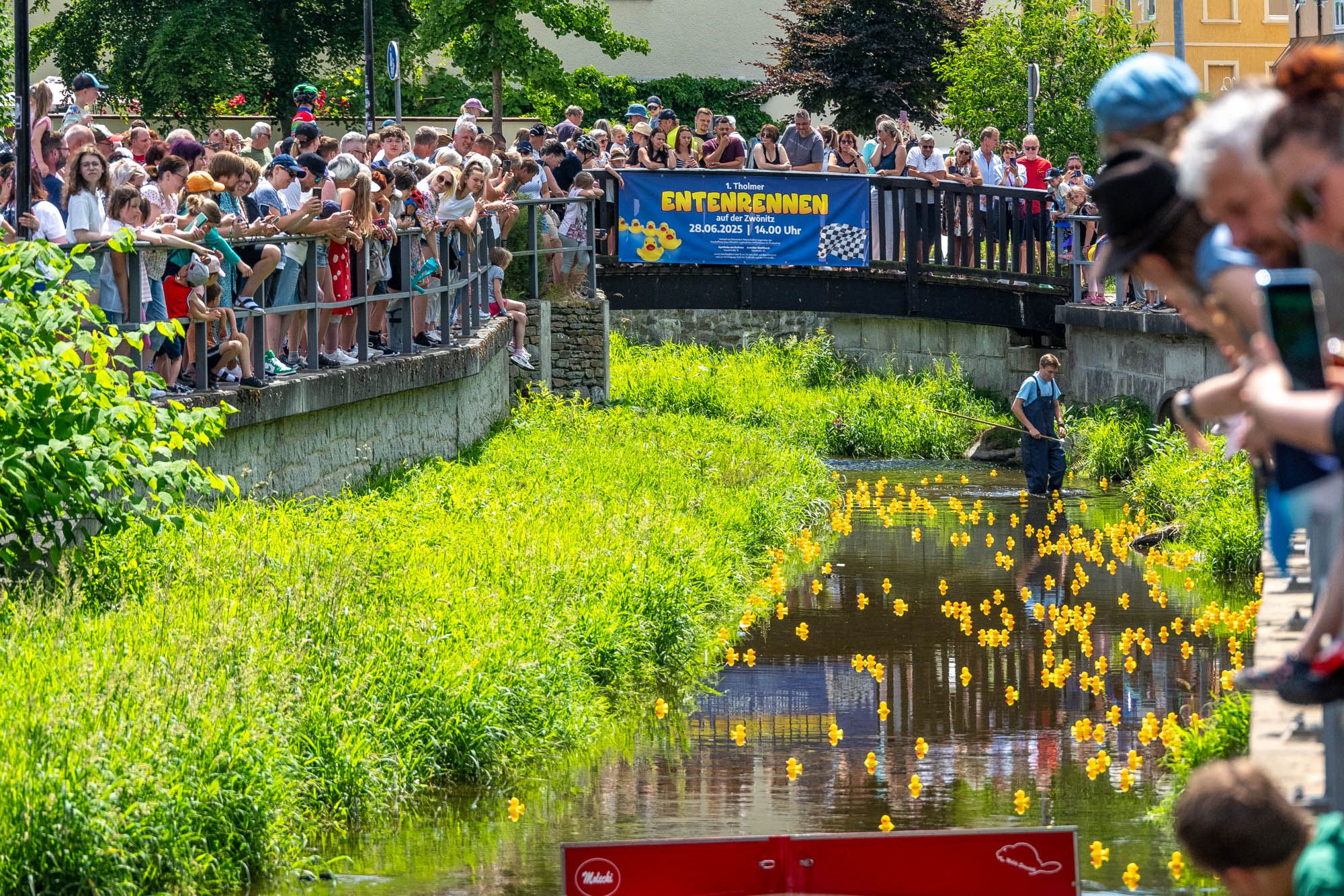 1. Tholmer Entenrennen | 28.06.2025 | Stadtfest »100 Jahre Stadtrecht« Thalheim/Erzgebirge