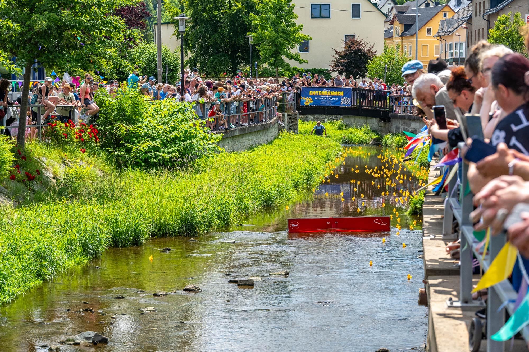 1. Tholmer Entenrennen | 28.06.2025 | Stadtfest »100 Jahre Stadtrecht« Thalheim/Erzgebirge